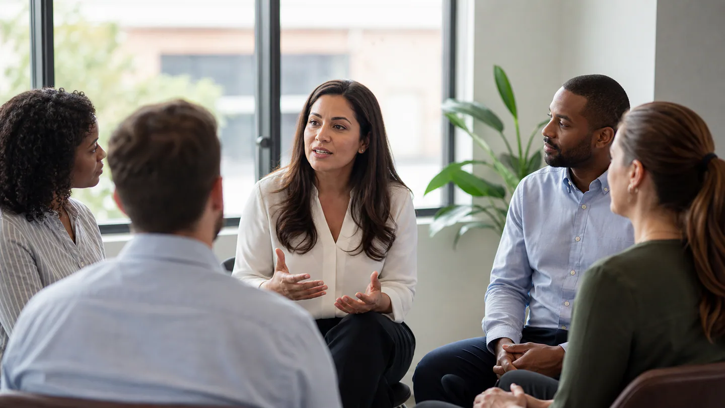 Cena que representa riscos psicossociais no trabalho: por que preparar as lideranças é essencial